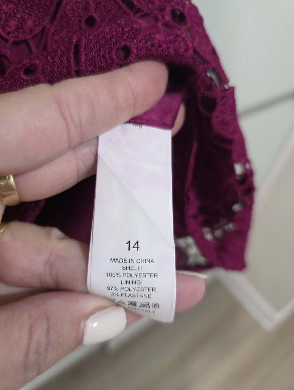 Kate Spade New York Spade Lace Mini Dress Beetjuice Size 14 NWT - Picture 10 of 15